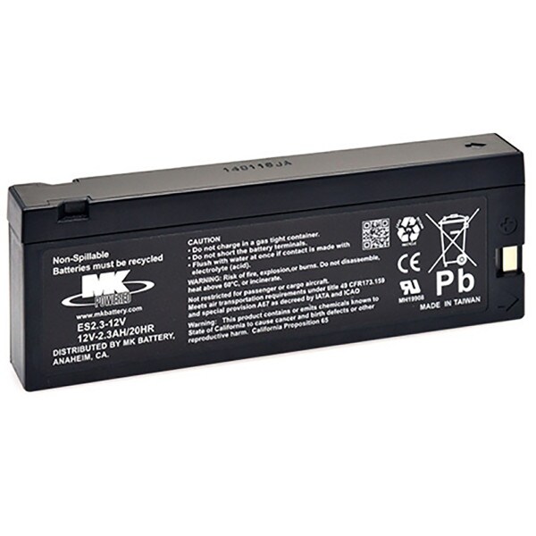 Leoch LP12-2.6 Battery 12v 2.6Ah Rechargeable VRLA