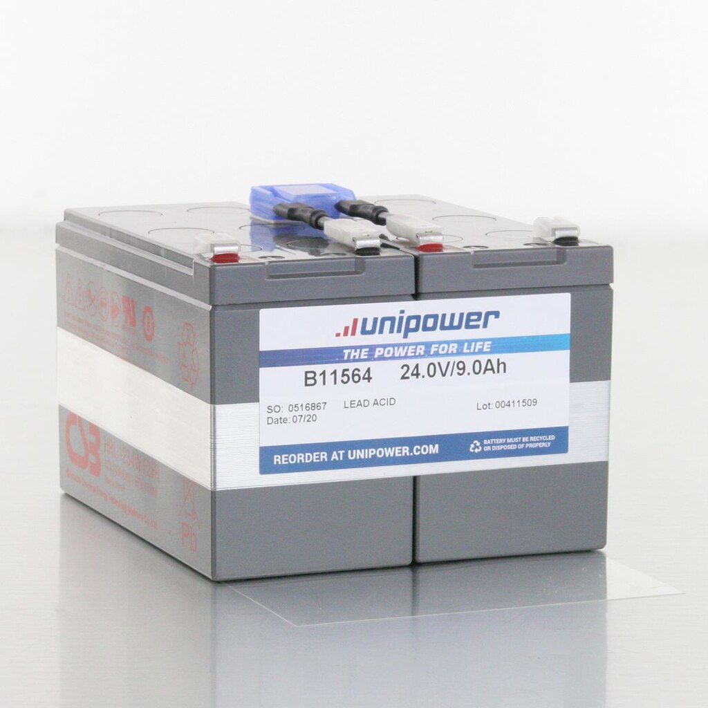 Akku-net Set Di 2 Batterie Al Piombo-gel Per UPS APC RBC48 - 12V, 7,2Ah, Con Connettori Faston