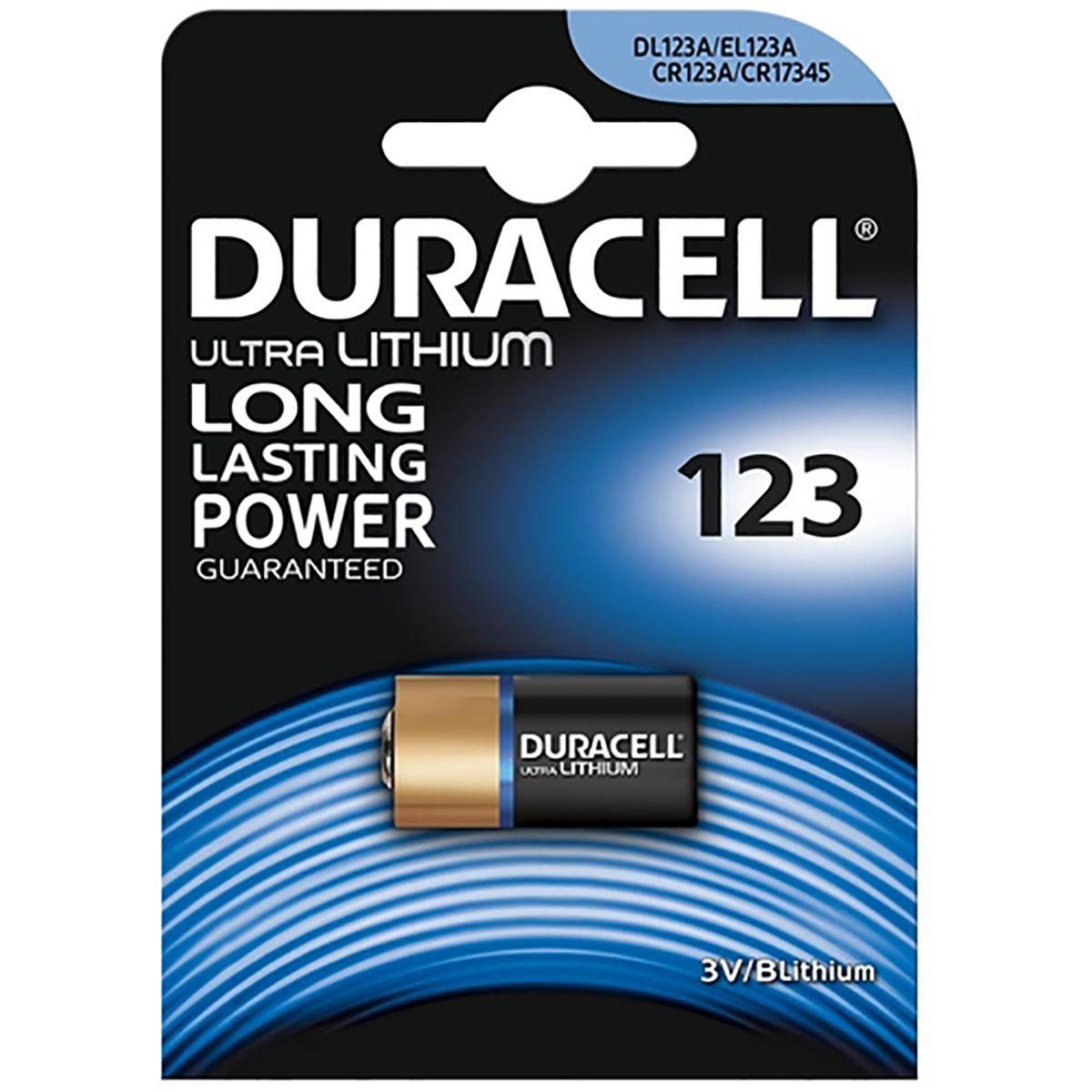 overvåge Fyrretræ Ubarmhjertig Duracell Ultra DL123A Battery Lithium Photo Blister Pack | OSI Batteries