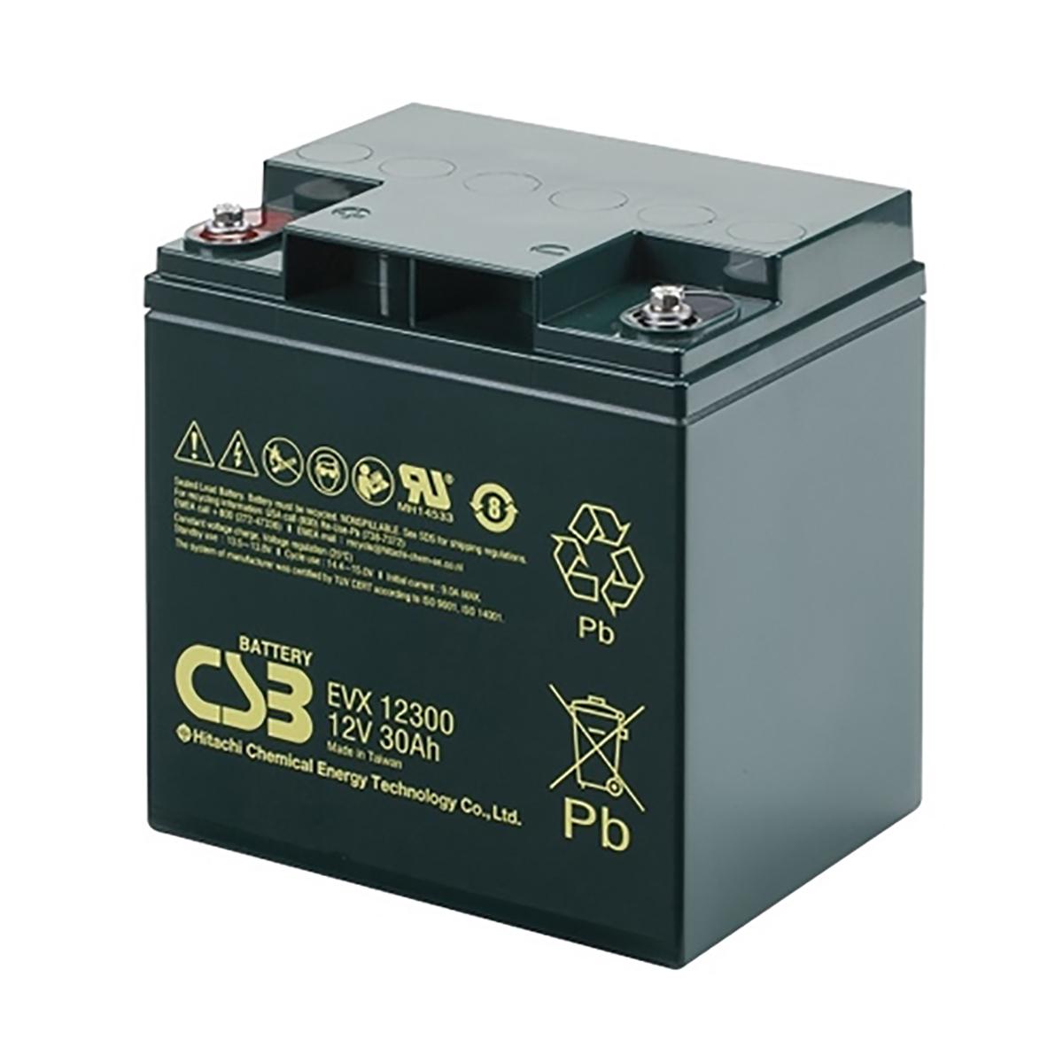 CSB EVX 12300 Battery 12V 30Ah Sealed Lead Acid | OSI Batteries