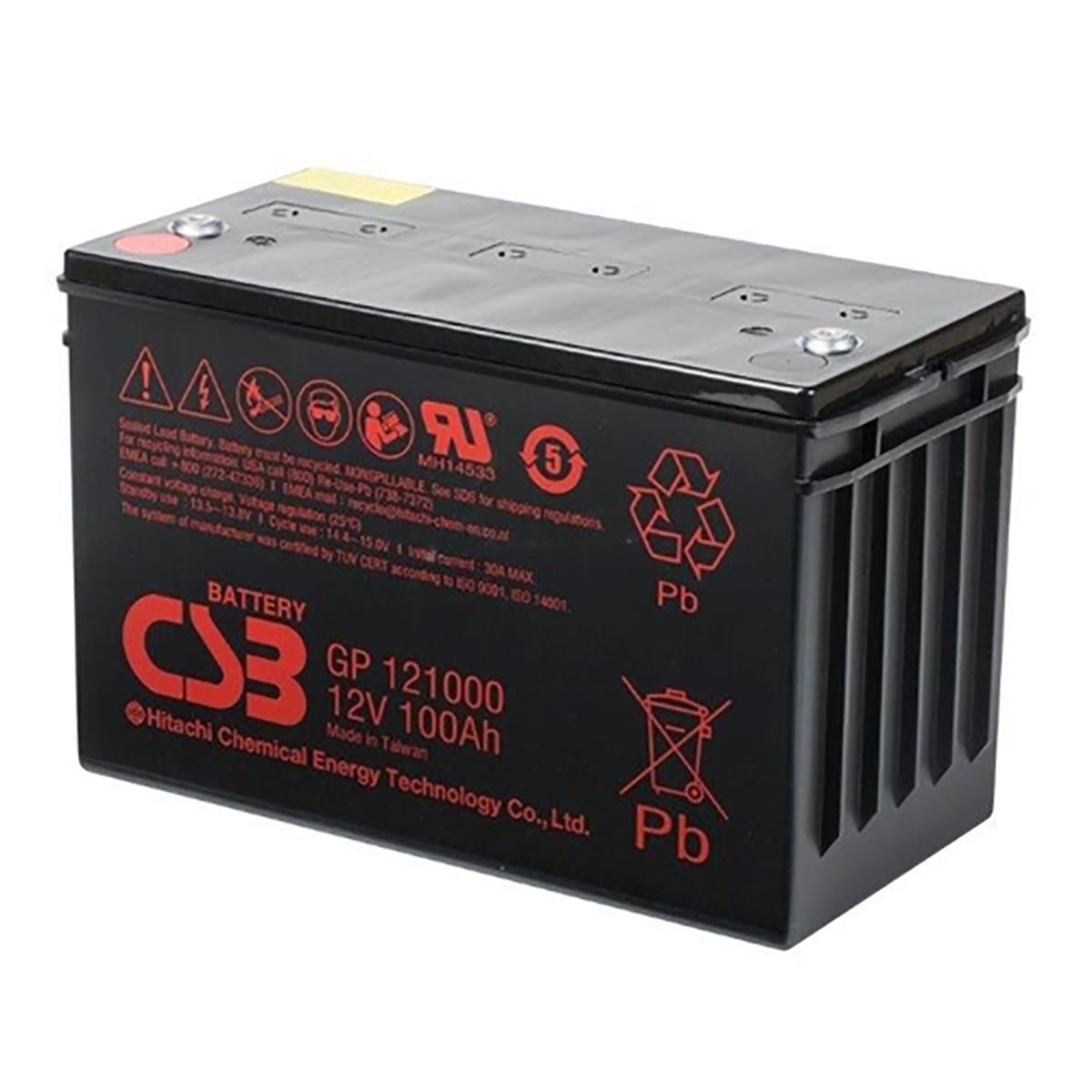 CSB GPL 121000 Battery 12V 100Ah Sealed Lead Acid | OSI Batteries