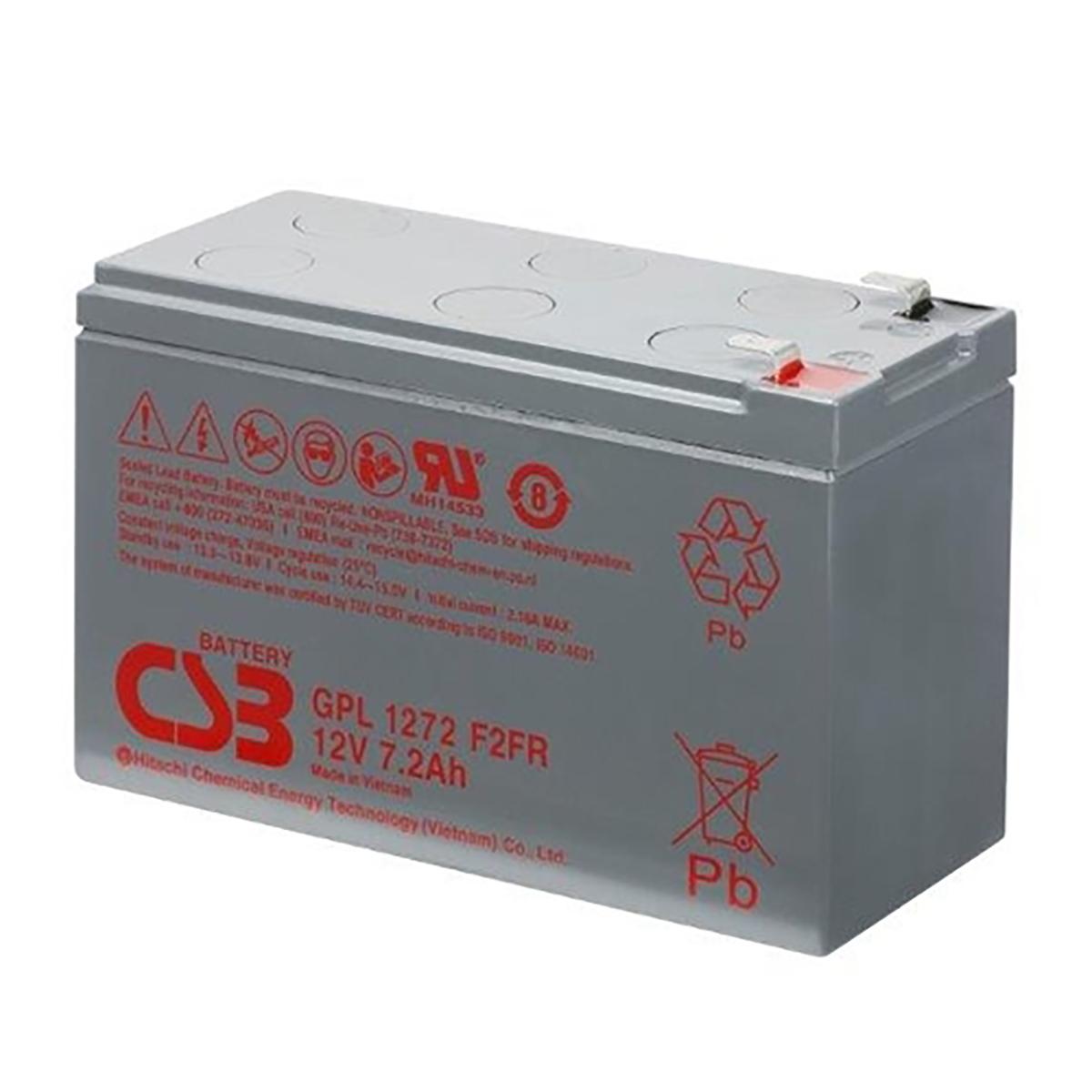 thumbnail image 2 of ECIPOWER 12V 7.2Ah Sealed Lead Acid Battery – 2 Pack (AGM, Rechargeable) F2 Terminals 2 of 4