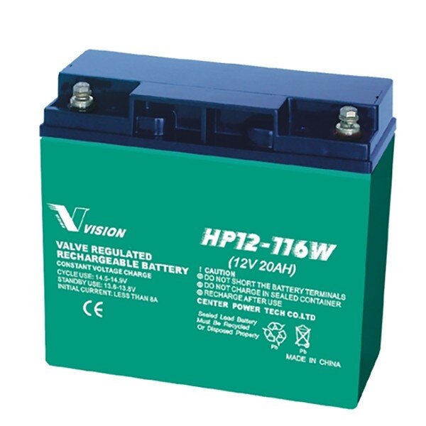 microscopio apenas Un pan Vision HP12-116W-X Battery 12V 20Ah High Rate | OSI Batteries