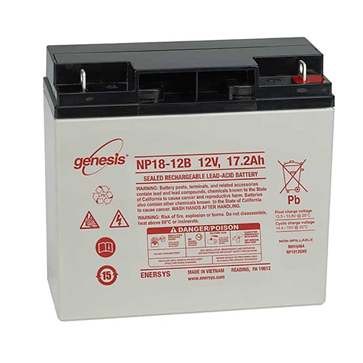 Genesis 18 online volt battery