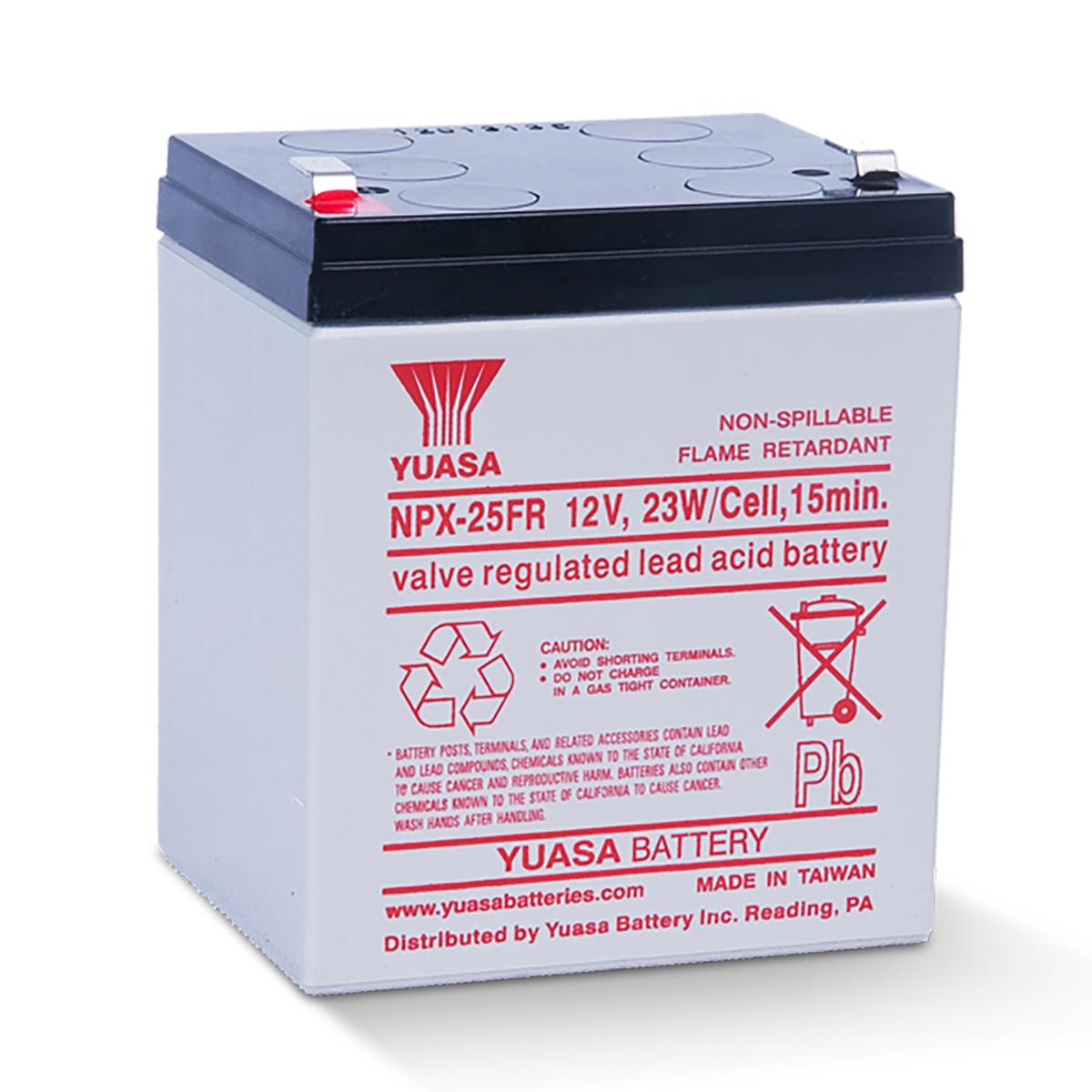 Yuasa NPX-25-250FR 12V 95W Valve Regulated Lead Acid | OSI Batteries