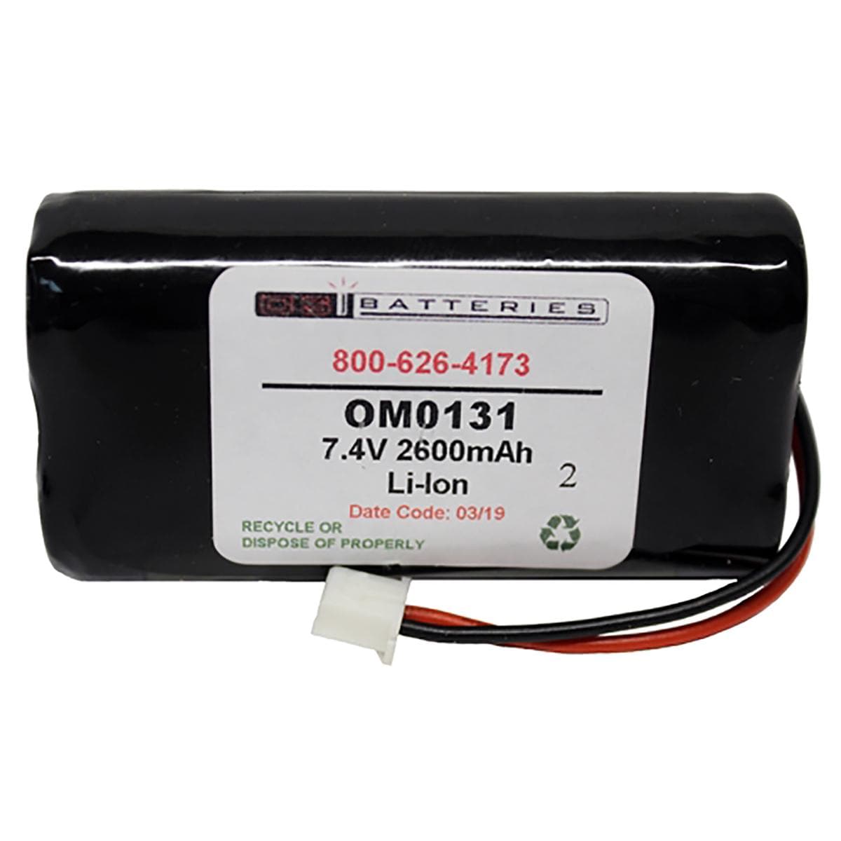 Ultra Light Optics Feather Light LED Battery HF 7.4 Li-Ion