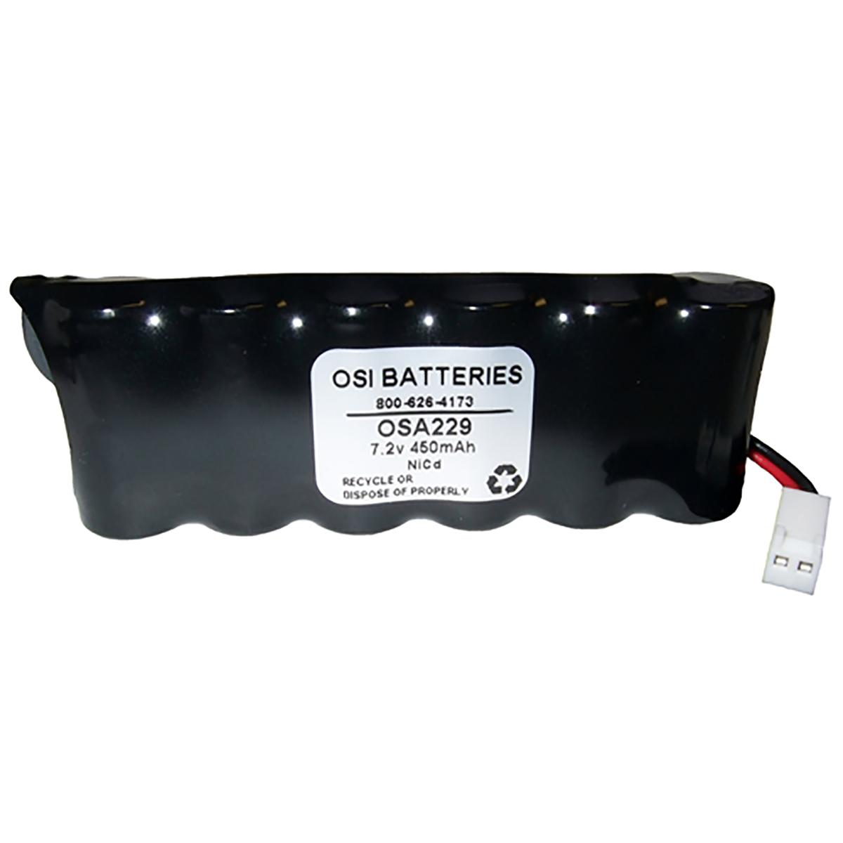Rath Microtech RP7300110 Battery 7.2V 450mAh NiCD OSI Batteries