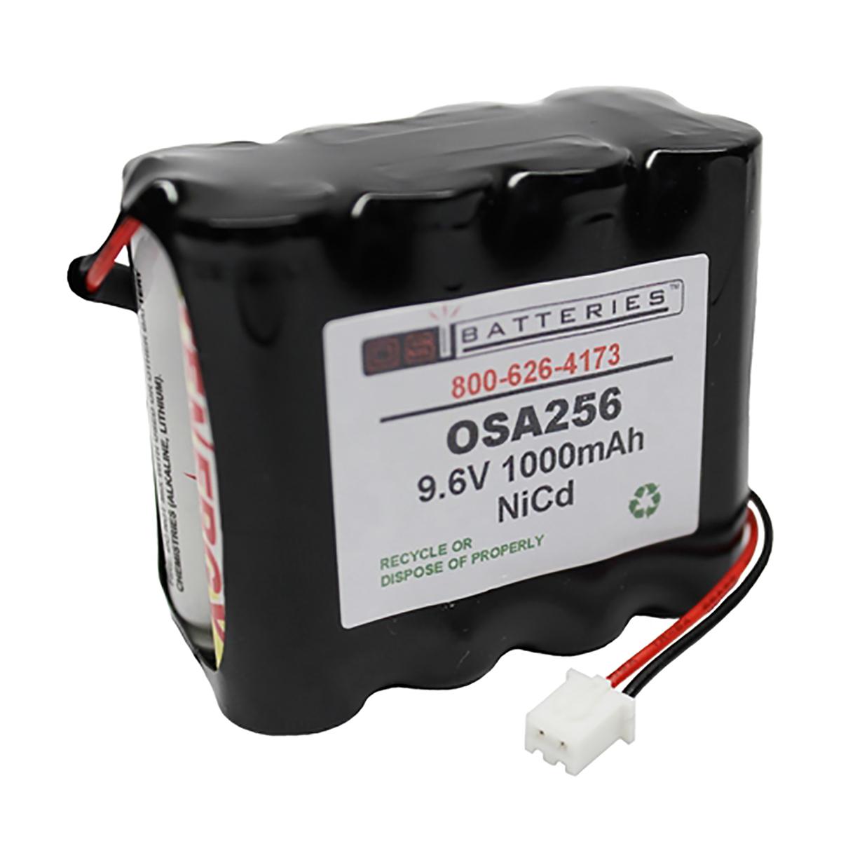 Unitech aa900mah 9 6v battery 9 6v 1 0ah nicd osi batteries