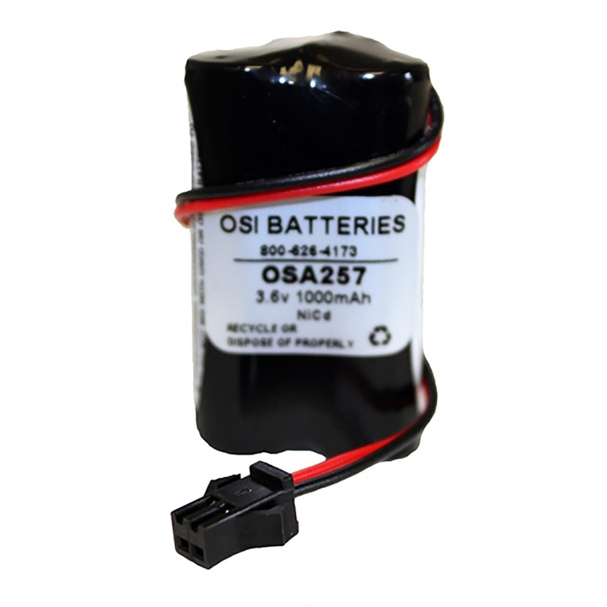 Unitech ni cd aa900mah 3 6v battery emergency light osi batteries