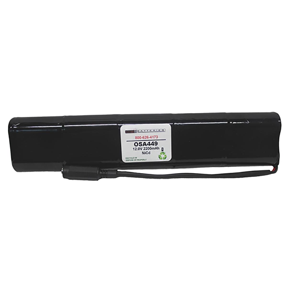 Protech 0101501BATR Battery 12.0V 2.2Ah NiCd OSI Batteries