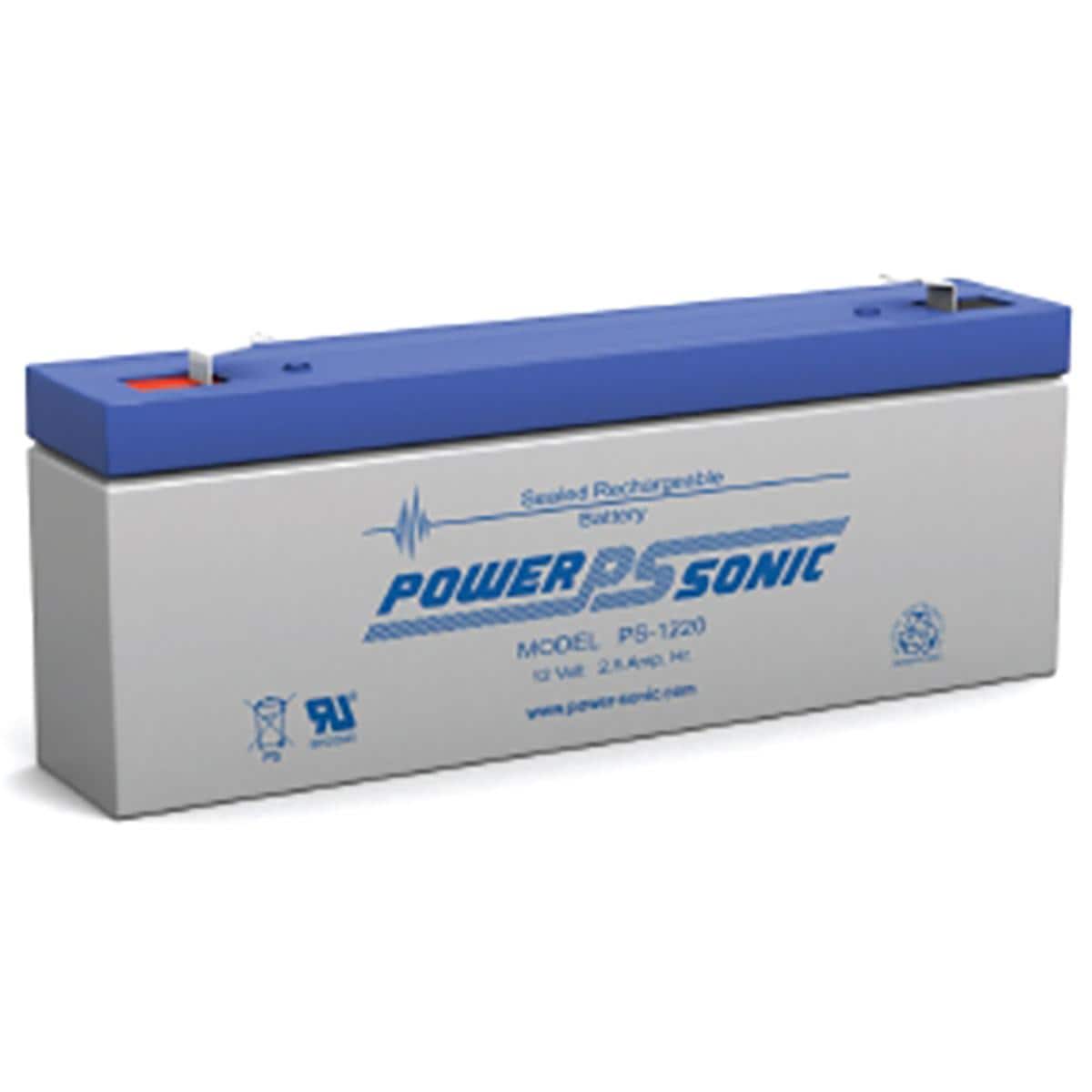 PowerSonic PS-1220 Battery 12V 2.5Ah Sealed Rechargeable