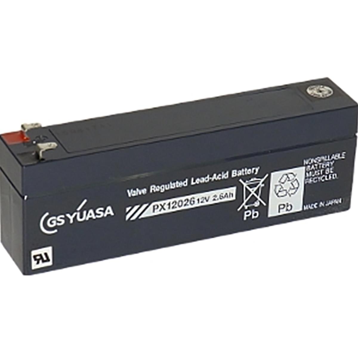 Gs Portalac Px126 Battery 12v 2 6ah Vrla Osi Batteries