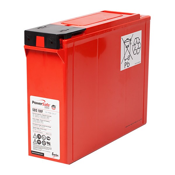 EnerSys PowerSafe SBS-100F Battery 12V 100Ah Front Term