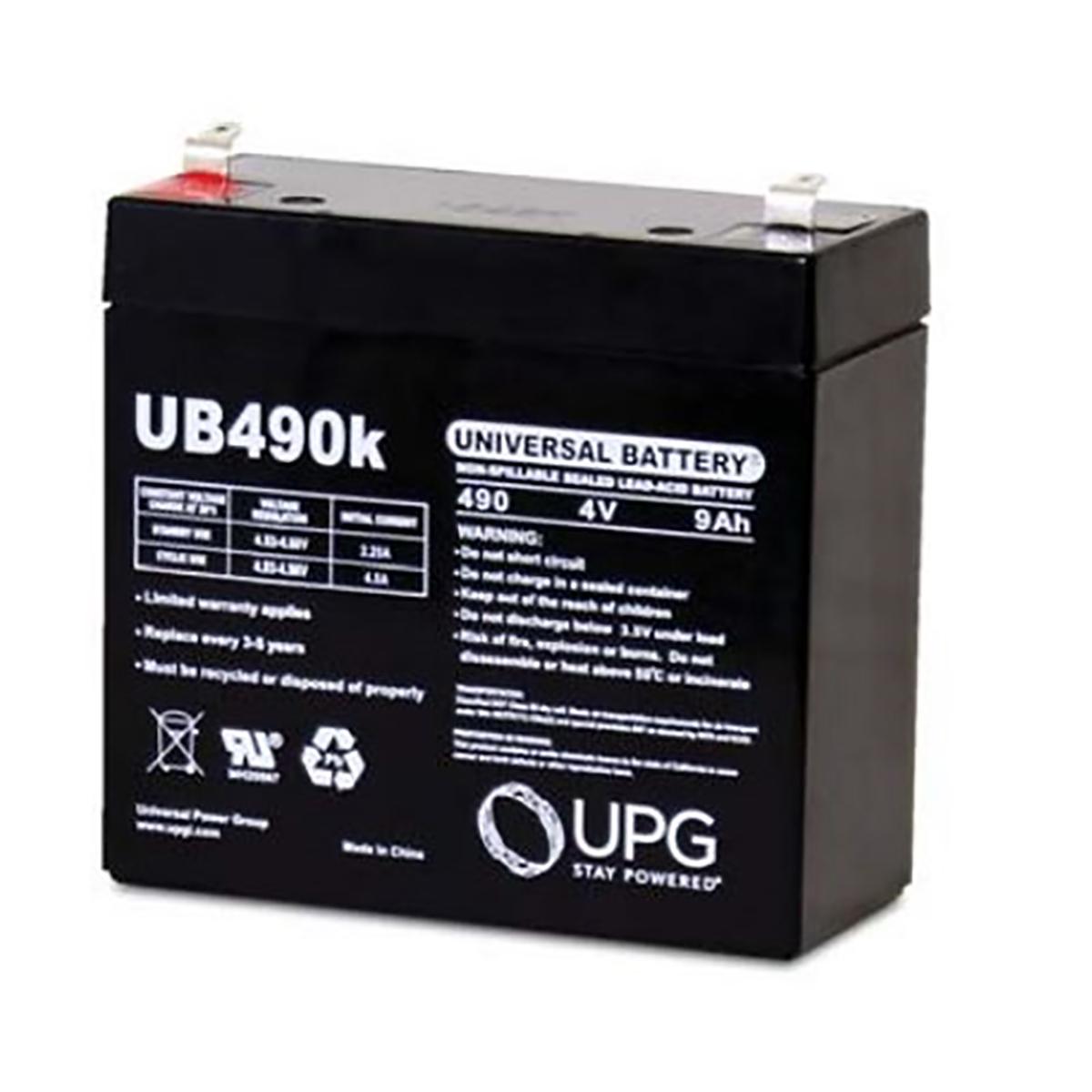 Replacement Mule PM4100 Battery 4V Sealed Rechargeable OSI Batteries