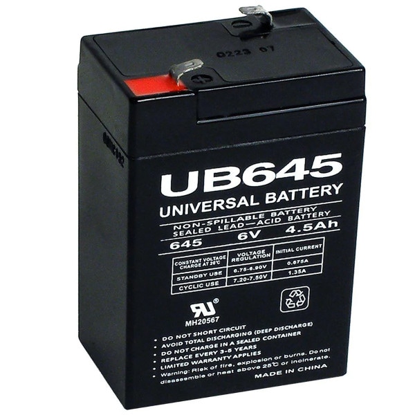 6V Rechargeable Safety Battery + Charger