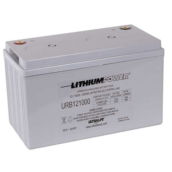 Ultralife URB121000 Battery 12.8v 100Ah Lithium Phosphate OSI Batteries